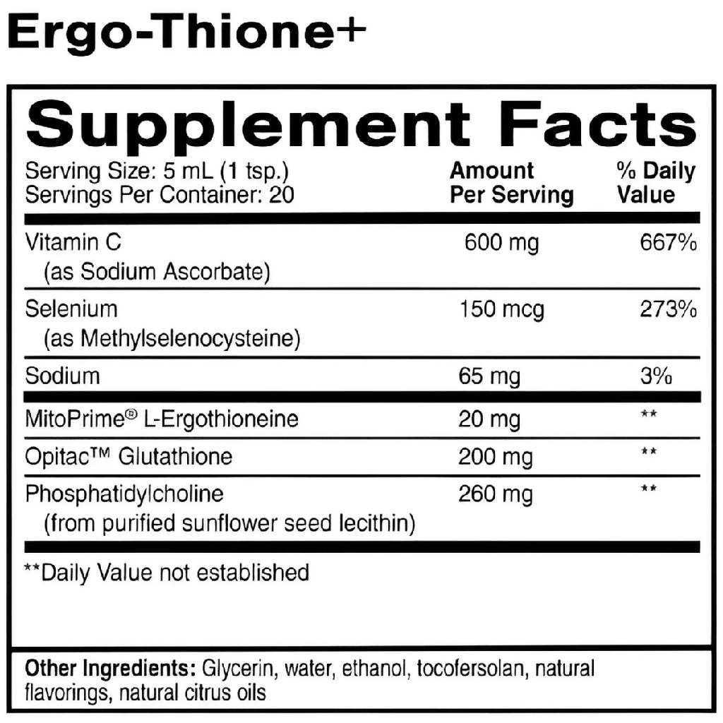 ERGOTHIONE_100mL_SUPP_FACTS