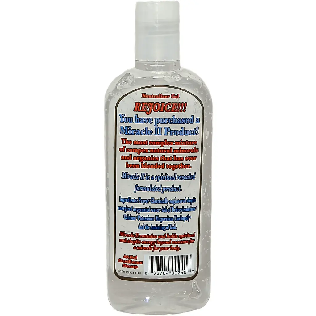 Neutralizer Gel 7X Back Panel