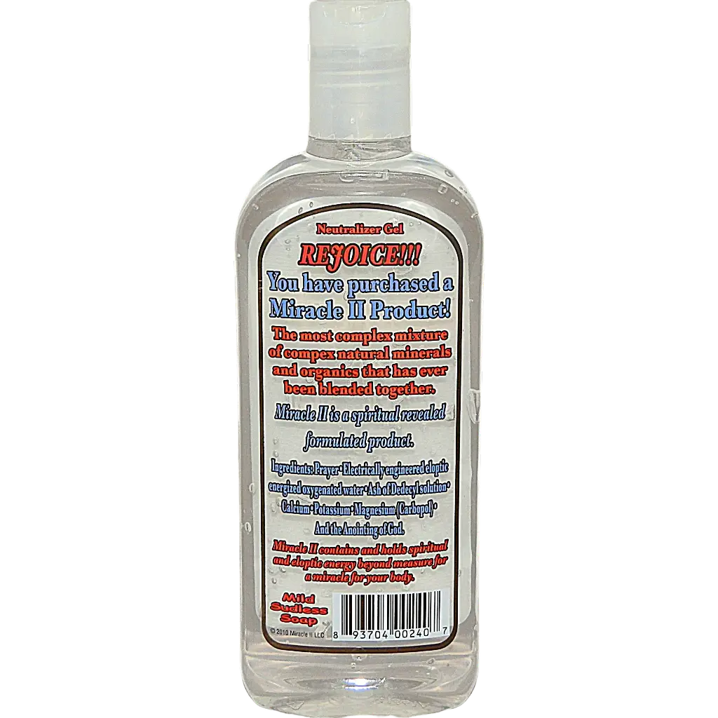 Neutralizer Gel Back Panel