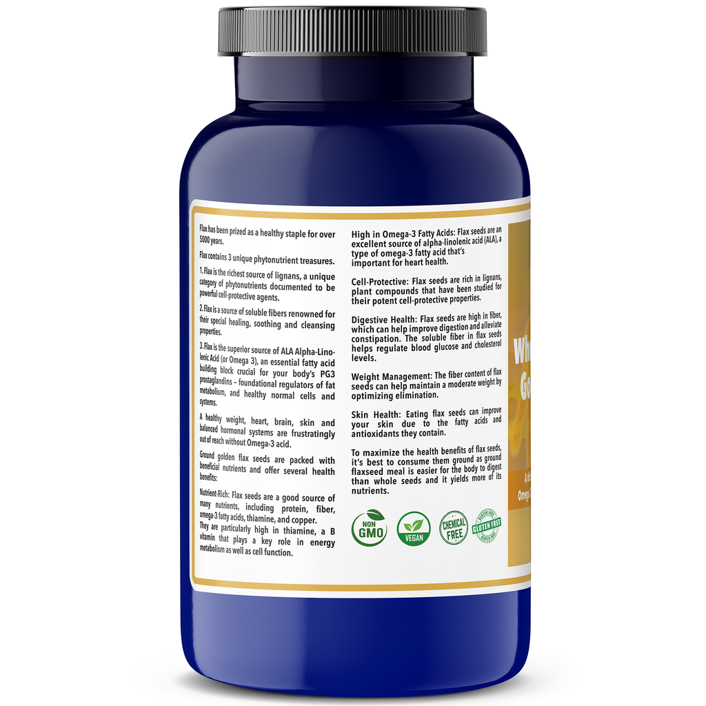 Golden Flax Seeds Left Panel