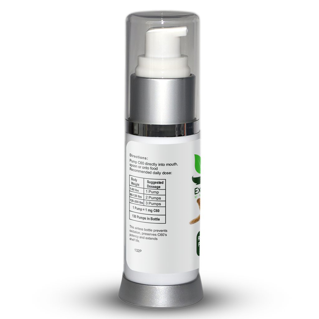 Carbon 60 Rejuvenation Booster for Pets Left Panel