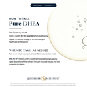 Pure DHEA How to Use Instructions