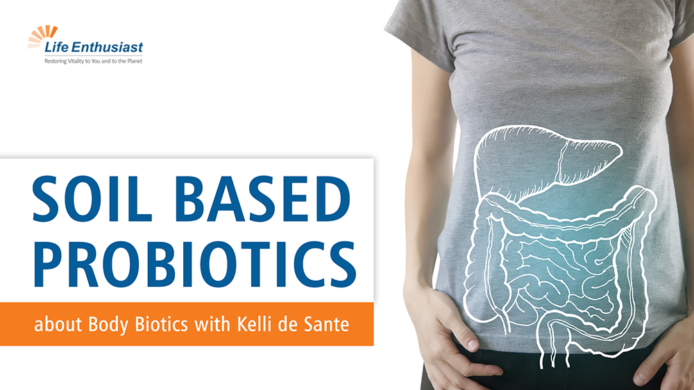 Female liver and digestive system illustration over a female wearing grey t-shirt