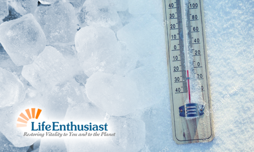 blog, outdoor thermometer laying on ice reading -20 C