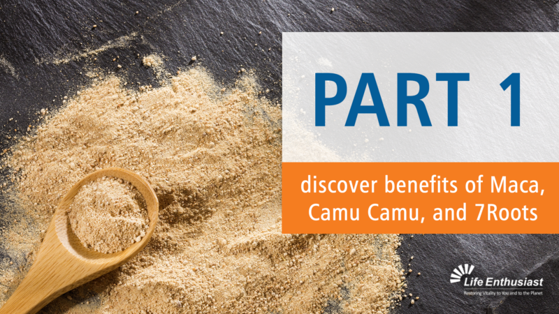 Discover benefits of Maca, Camu Camu and 7 Roots Part 1