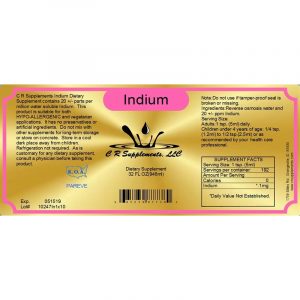 Indium ionic mineral