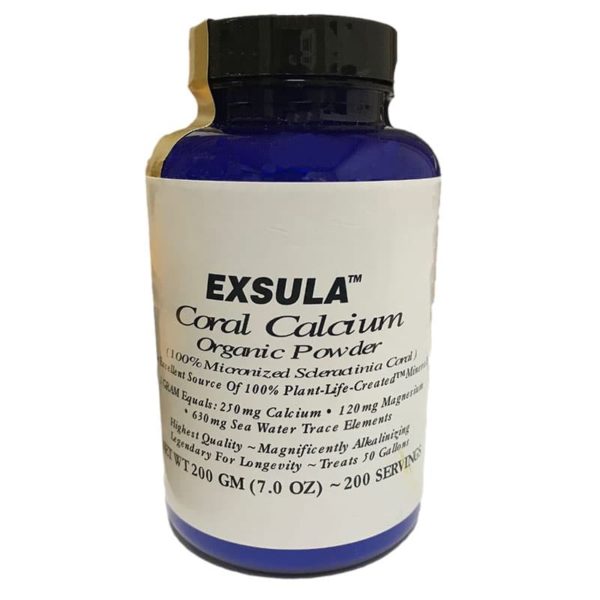 Exsula Superfoods Coral Calcium Organic Powder 7 oz.