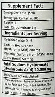 Life Enthusiast, Hyaluronic Acid Liquid