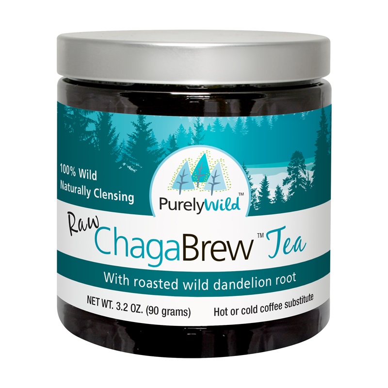 PurelyWild Raw ChagaBrew Tea 3.2 oz.