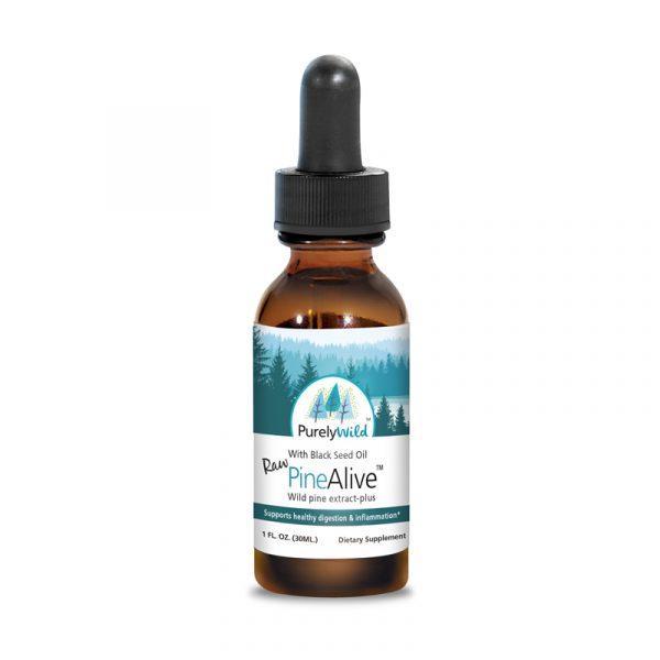 PurelyWild Raw PineAlive with Black seed oil and pine extract plus 1 fl. oz.