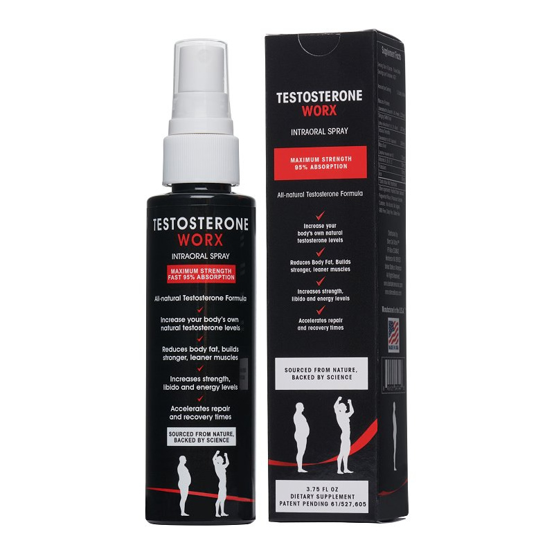 Testosterone Worx Intraoral Spray 3.75 fl. oz.