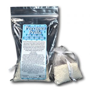 Pouch of Precious Prills 90 grams with Directions on Label