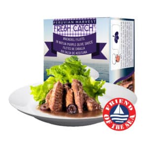 UHTCO Corporation, Mackerel Fillets in Botija Purple Olive Sauce