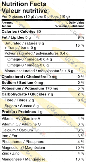 UHTCO Corporation, Raw Criollo Cacao Golden Berries Nutrition Facts