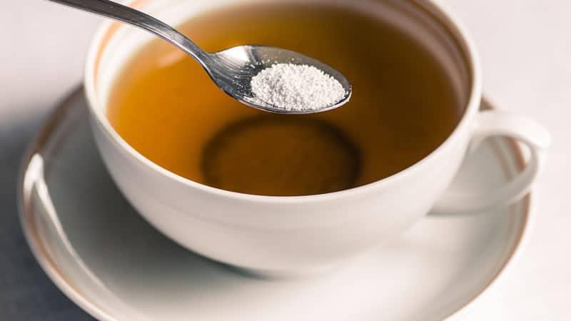 Aspartame in Tea