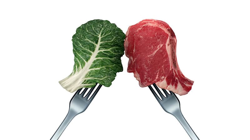 Lettuce vs Meat