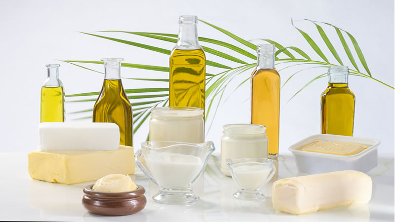 assorted healthy oil products