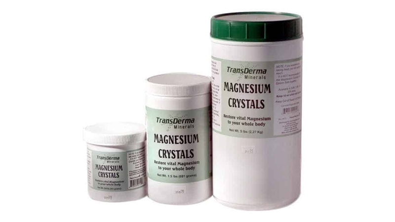 TransDerma Minerals, Magnesium Crystals 3 sizes