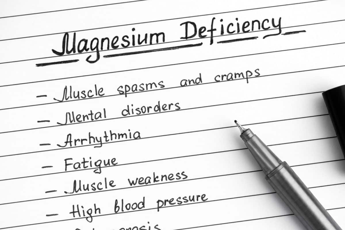 Magnesium Deficiency Symptoms
